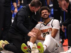 Fonte AP: Cam Johnson do Nuggets evita lesão grave no joelho