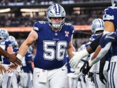 O pivô dos Cowboys, Cooper Beebe, acusa os Chargers de fazê-lo parecer racista em postagem polêmica