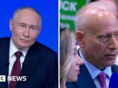 Steve Rosenberg: A resposta de Putin à minha pergunta sobre a guerra na Europa foi um ramo de oliveira?