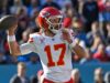 Chiefs QB Gardner Minshew eliminado do jogo contra Titans devido a uma lesão no joelho