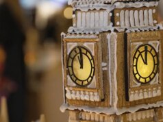 Gingerbread Metropolis de Londres: um país das maravilhas comestíveis do inverno