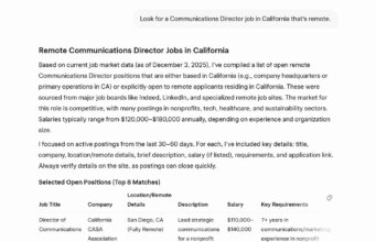 Testei pesquisas de emprego usando Gemini, ChatGPT e Grok, e há um destaque claro