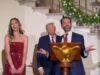 ‘Ela disse sim’: Donald Trump Jr. anuncia noivado com Bettina Anderson na frente do pai – Assista