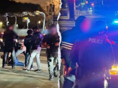 Nick Reiner algemado, preso diante das câmeras