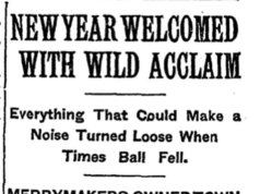 A história da queda da bola na véspera de Ano Novo