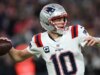 Drake Maye leva os Patriots a uma grande vitória de retorno sobre os Ravens para garantir a vaga nos playoffs