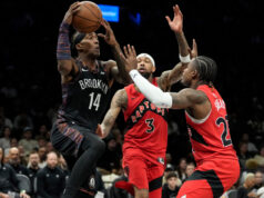 Porter e Clowney levam Nets à vitória sobre Raptors em queda