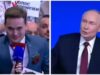 ‘Case comigo’: jornalista pede namorada em casamento na imprensa de fim de ano de Putin; ela diz ‘sim’