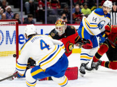 Byram marca no OT, Sabres amplia sequência com vitória sobre Senators