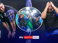 Anderson vence Ally Pally clássico enquanto Cross prepara confronto com Littler