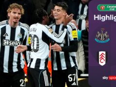 A cabeçada do rapaz native Miley leva o Newcastle às semifinais da Carabao Cup