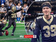 Smyth, nativo da Irlanda do Norte, assina contrato de três anos com o New Orleans Saints
