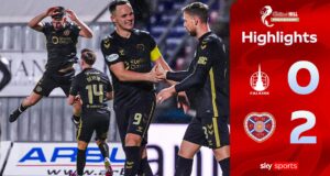O Hearts aumenta a vantagem na liderança para seis pontos depois de ultrapassar Falkirk!