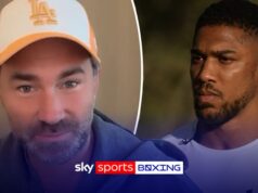 Fury ‘indica’ que ele retornará em 2026 para a luta com Joshua