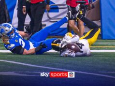 Metcalf do Steelers foi banido pelo resto da temporada common da NFL após briga com torcedor do Lions