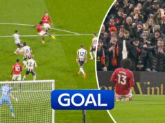 Dorgu acerta um voleio impressionante para colocar o Man Utd na frente!