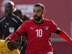 Salah marca novamente e o Egito, com 10 jogadores, segura a África do Sul