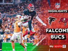 Destaques: Falcons lutam para atordoar Bucs no thriller da NFL!