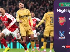 Equalizador de última hora e tiroteio DRAMÁTICO com caneta! Arsenal vence Palace e chega às semifinais