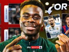 Bale ou Neymar? Saka escolhe alas favoritos, futuros treinadores e muito mais!