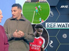 Saka estava impedido no primeiro gol do Arsenal? Dermot e Bothroyd DEBATE