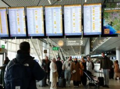 Condições de inverno causam centenas de cancelamentos de voos em Amsterdã