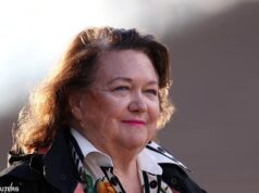 Gina Rinehart exorta as empresas ‘acordadas’ a ‘defenderem o Dia da Austrália’ e deixarem os trabalhadores comemorarem