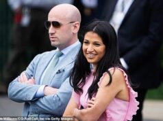 O casal poderoso amado por Trump e odiado pelos liberais: Stephen Miller prometeu supervisionar a maior deportação da história dos EUA e até os aliados dizem que ele tem os “modos de cabeceira de Himmler”… e a sua esposa também não é uma violeta encolhida!