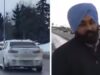 ‘A estrada estava tão escorregadia’: o taxista sikh Hardeep Singh Toor ajuda no parto do bebê em –23 C