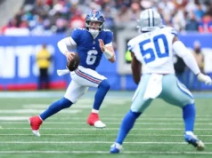 Jaxson Dart acabou de revelar o próximo treinador dos Giants na TV ao vivo?