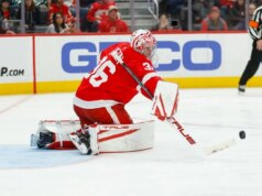 John Gibson carrega Pink Wings para vencer em Ottawa