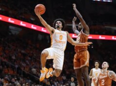 Ja’Kobi Gillespie alcança o melhor 34º lugar da carreira enquanto o número 21 do Tennessee encurrala o Texas