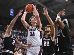 Resumo dos 25 primeiros: Graham Ike marca 34 e Gonzaga, nº 8, supera Santa Clara