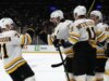 Bruins marca dois hat-tricks em 10-2 contra o Rangers