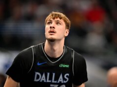 O novato do Mavs, Cooper Flagg (tornozelo), é duvidoso contra Jazz