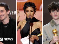 Assista: Timothée Chalamet, Teyana Taylor, Adolescência e outros destaques do Globo de Ouro