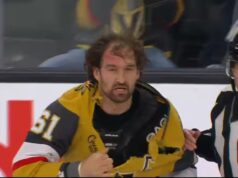 À VOIR: le chandail de Stone em lambeaux após um combate de capitaines