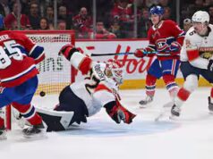 Autor de um tour du chapeau dans la victoire du Canadien face aux Panthers de la Floride, Alexandre Texier é «reconnaissant et fier»