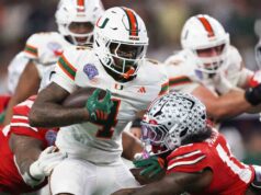 Miami vence o atual campeão Ohio State e avança para as semifinais do CFP