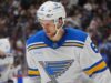 Phillip Broberg, do Blues, sofre lesão na parte superior do corpo contra Golden Knights