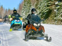 Um tournée du Québec para informar os motoneigistes
