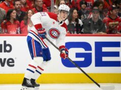 O defensor do Canadiens, Kaiden Guhle, deve retornar de uma lesão na parte inferior do corpo