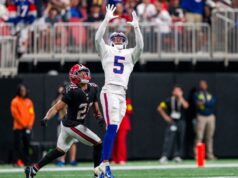 Projetos de lei descartam o recebedor canadense Joshua Palmer para jogo wild-card contra Jaguars