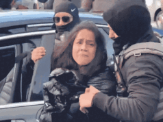 Mulher vista em vídeo supostamente bloqueando a operação do ICE em Minnesota com carro enquanto agitadores cercam agentes