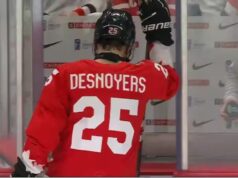 Caleb Desnoyers ne sait pas trop quoi penser du bronze : «Je ne suis pas né pour jouer un match de bronze»