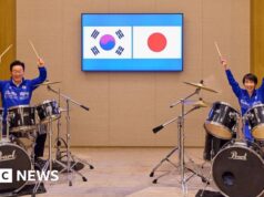 Dueto de tambores de Okay-pop entre os líderes do Japão e da Coreia do Sul encerra negociações de cúpula