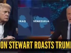 ‘Iraque de novo’: clipe do Viral Each day Present mostra Jon Stewart destruir Trump por causa da narrativa da guerra na Venezuela