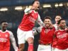 O Arsenal vence o Chelsea na frenética primeira mão das semifinais da Carabao Cup com cinco gols