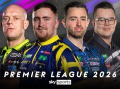Anúncio da escalação do Premier League Darts 2026 AO VIVO: Quem será escolhido?