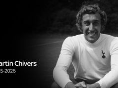 Lenda do Tottenham e da Inglaterra, Chivers morre aos 80 anos